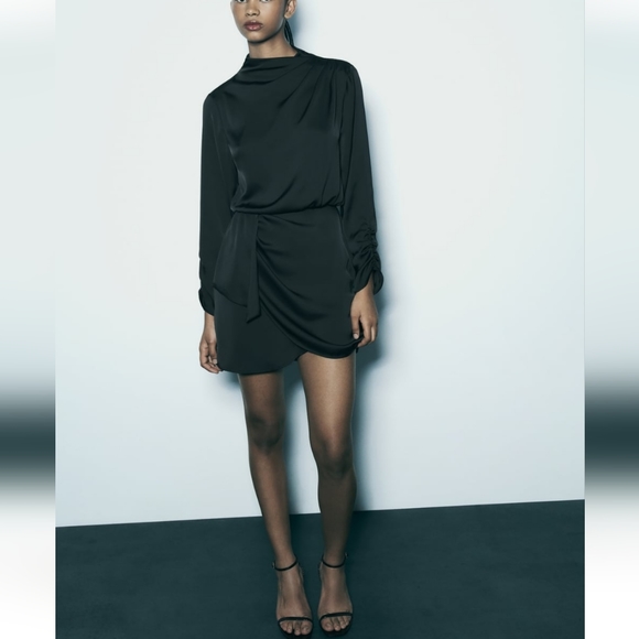 Zara Dresses & Skirts - 🆕️ Zara Satin Effect Dress